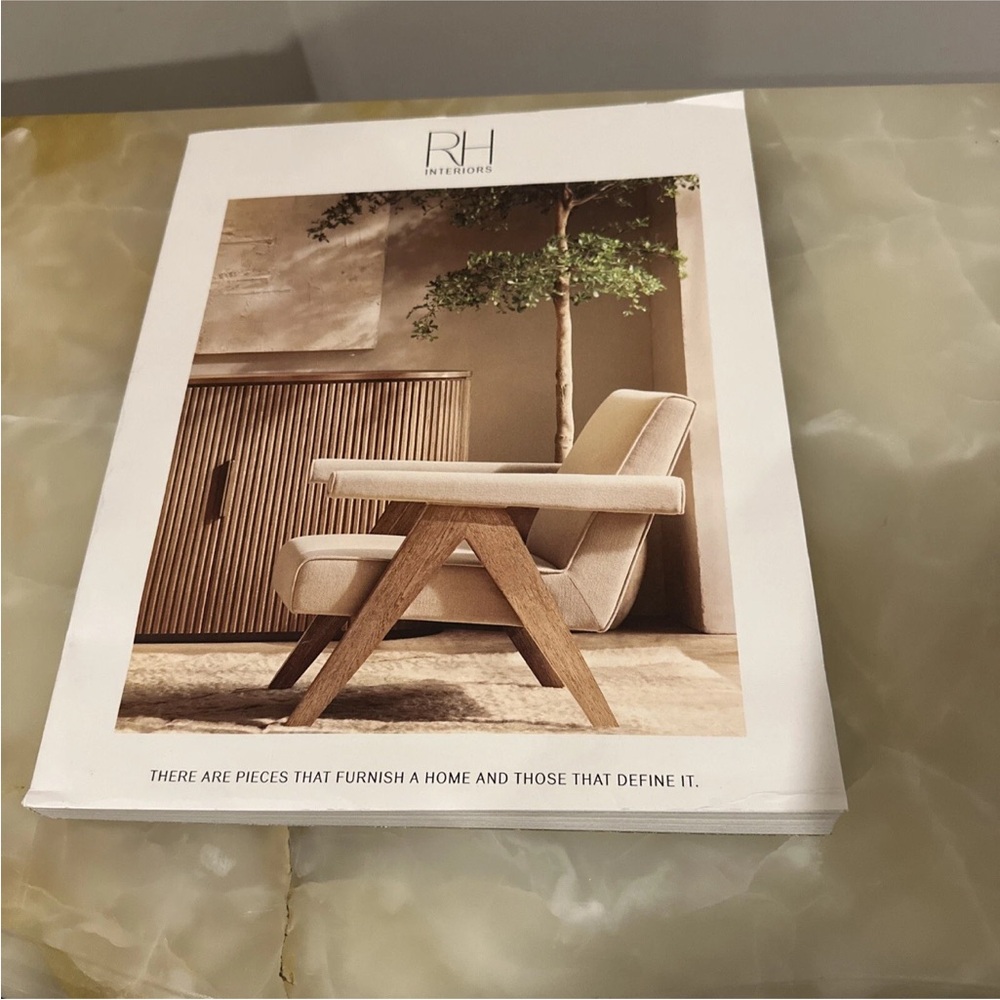 Restoration Hardware RH Interiors FALL 2023 Contemporary Design Catalog Source
